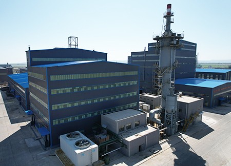 Calcination workshop desulfurization tower