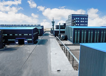 Factory interior scenery